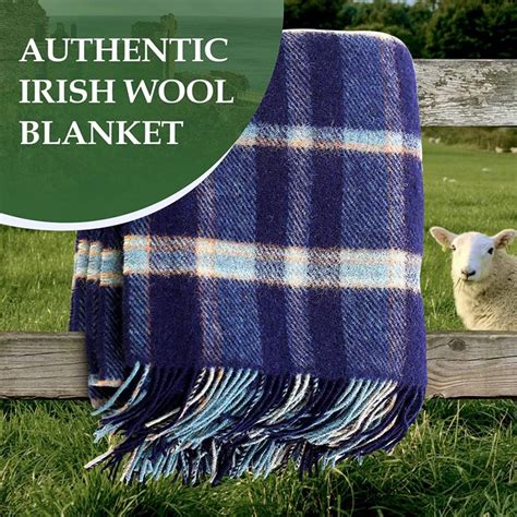 Irish Throw Blanket Made In Ireland Wool Throw Blanket 100 New Irish