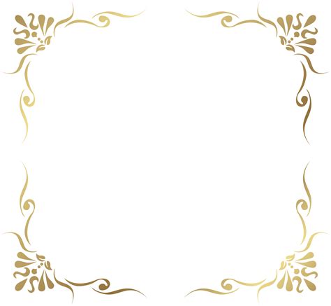 All png & cliparts images on nicepng are best quality. Transparent Decorative Frame Border PNG Picture | Gallery ...