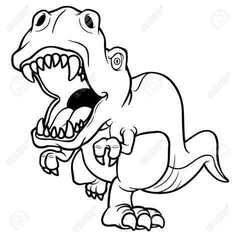 Follow along to learn how to draw a cartoon tyrannosaurus rex dinosaur easy, step by step art tutorial. Dinosaur Cartoon Drawing at GetDrawings | Free download