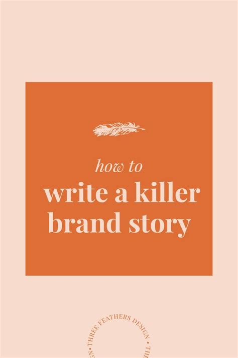 4 Steps To A Killer Brand Story Artofit
