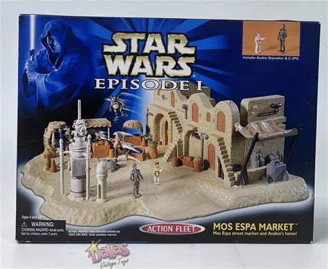 Star Wars Episode 1 Mos Espa Market Action Fleet Playset By Galoob 1998