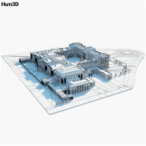 Buckingham Palace 3d Model Architecture On Hum3d