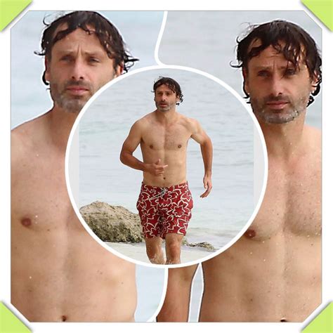 Swimming Andrew Lincoln The Walking Dead Rick Grimes Hot