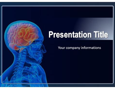 Brain Ppt Template Free Download Printable Templates