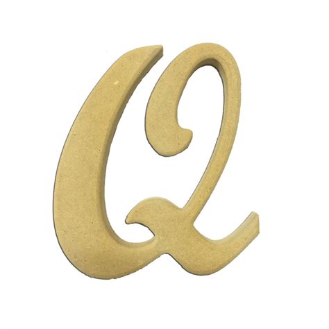 6 Script Cursive Letter Q