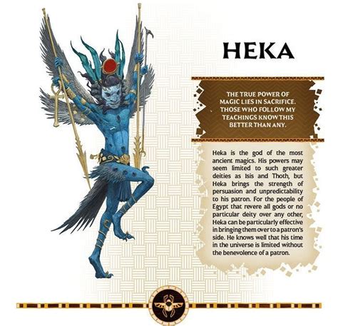 Heka Also Hekau In Egyptian Mythology Was The Deification Of Magic