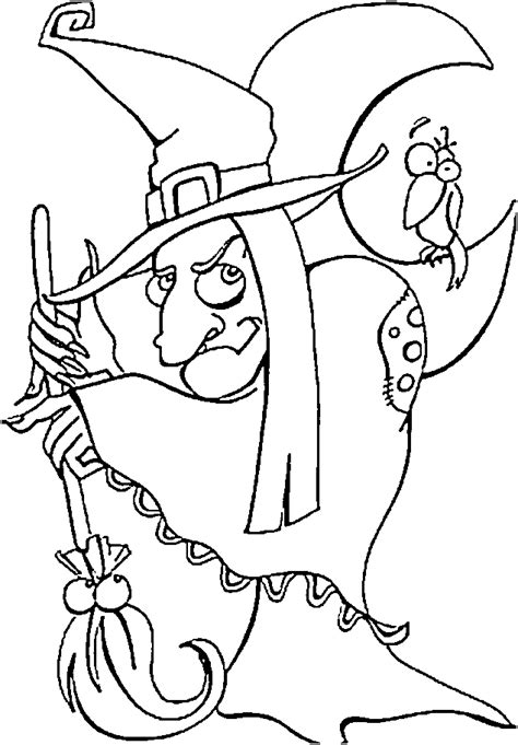 Among all the halloween themed coloring pages, the witch coloring sheets are some of the most popular. Halloween Witch Coloring Pages - GetColoringPages.com