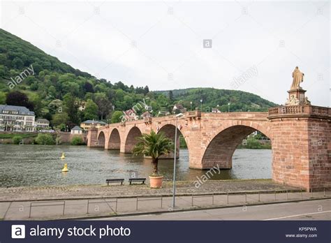 Carl Theodor Old Bridge In Heidelberg Germany On May 12 2016 Stock
