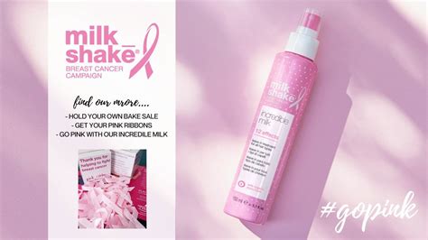 Milkshake Breast Cancer Campaign Gopink This October