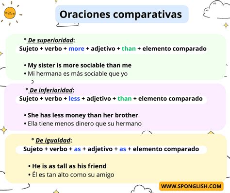 Ejemplos De Oraciones Superlativas Y Comparativas En Ingles Page My