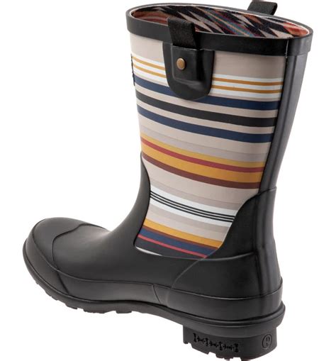 Pendleton Bridger Stripe Waterproof Rain Boot Nordstrom