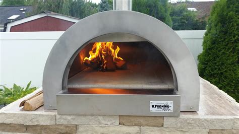 Ilfornino F Series Mini Professional Stainless Steel Wood Fired Pizza