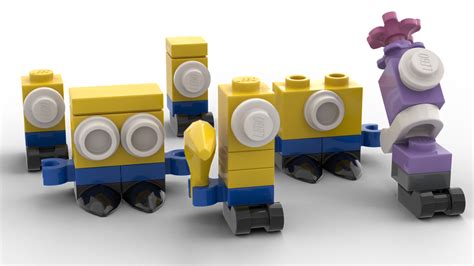 Lego Moc Mini Minions By Javiperillas Rebrickable Build With Lego