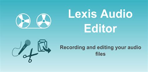 Record, edit, cut, merge, mix audio, apply 30+ effects! Lexis Audio Editor on Windows PC Download Free - 1.1.105 - com.pamsys.lexisaudioeditor
