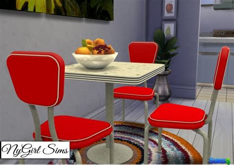 Ts3 50s Dining Set Conversion At Nygirl Sims Sims 4 Updates
