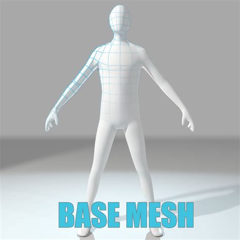 Base Mesh Free 3d Models Blender Blend Download Free3d