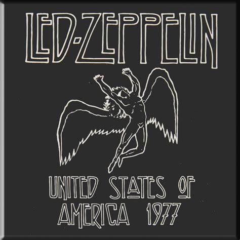 Usa Tour Magnet Led Zeppelin Led Zeppelin Poster Zeppelin