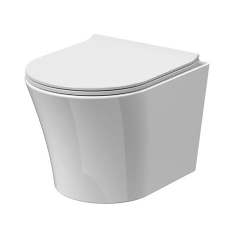 Harbour Acclaim Rimless Short Projection Wall Hung Toilet And Soft Close