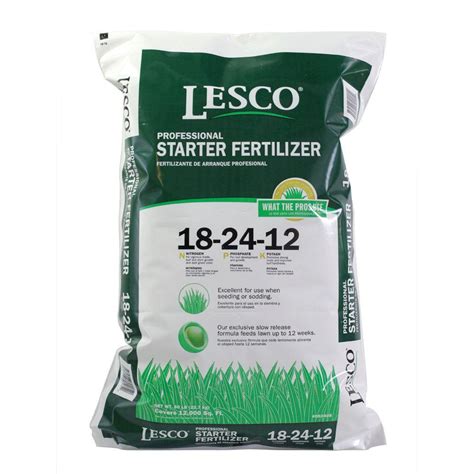 Lesco 50 Lb 18 24 12 Starter Fertilizer 052405 The Home Depot