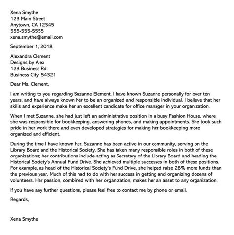 Sample Reference Letter For A Friend For Employment | Classles Democracy