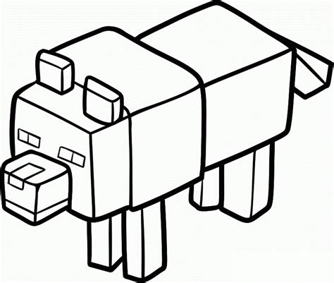 Minecraft Village Printable Coloring Pages