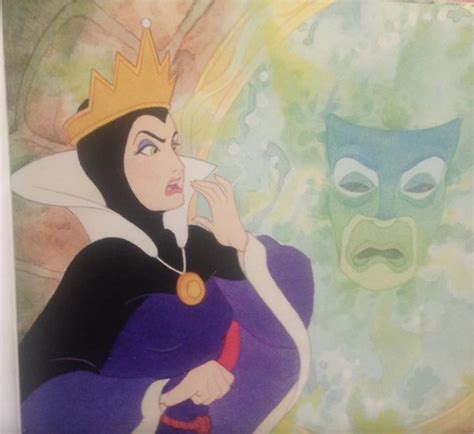 evil queen snow white s stepmother and her magic mirror snow white