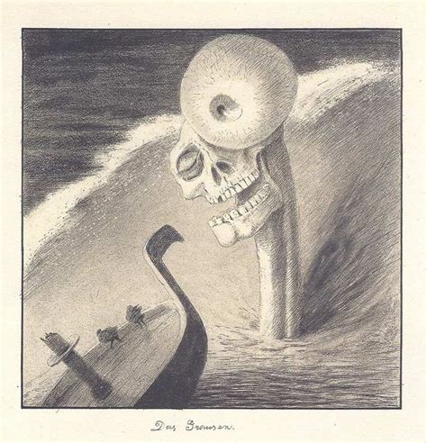 Alfred Kubin The Terror 1901 Alfred Kubin Visionary Art Surreal Art