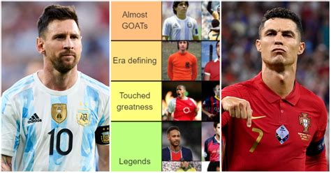 Messi Ronaldo Maradona Pele Footballs 55 Biggest Legends Ranked