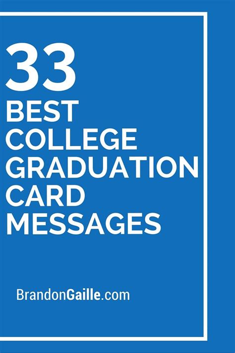 35 Best College Graduation Card Messages Graduation Card Messages