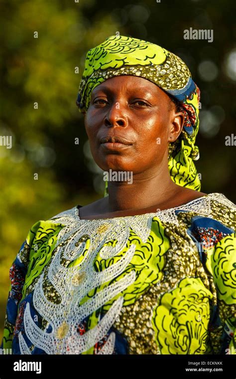 Burkina Faso Bobo Dioulasso Toussiana Portrait Of An African Woman