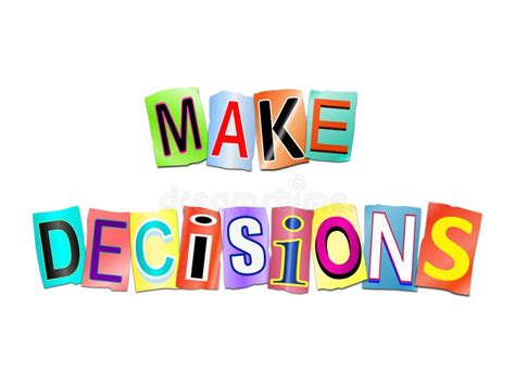 Making Decisions Decide Make Choice Stock Illustration Illustration