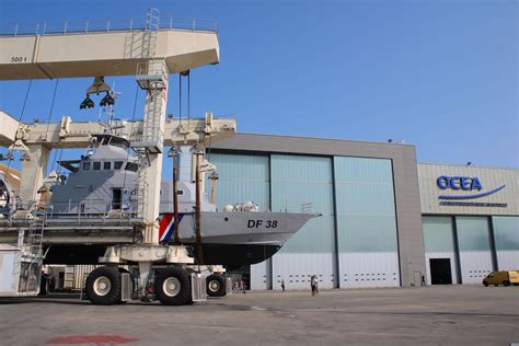 The New Patrol Vessel For The French Customs On Trial At The Ocea