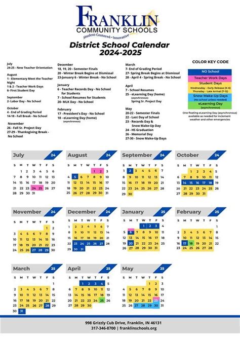 District Calendar District Calendar
