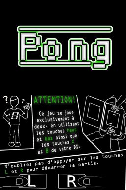 The biggest collection of nds emulator games! Pong (NDS Game) › Nintendo DS › PDRoms - Homebrew 4 you