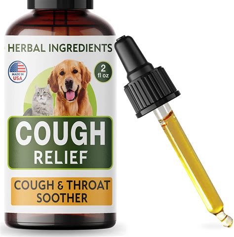 Kennel Cough Herbal Drops For Dogs And Cats Cough Relief Throat