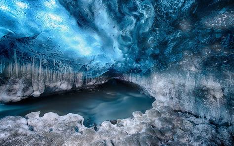Ice Tunnel HD Wallpaper | Background Image | 1920x1200