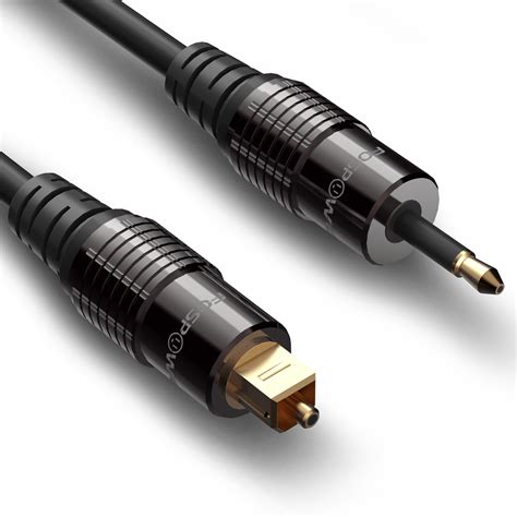 Toslink (from toshiba link) is a standardized optical fiber connector system. FosPower 24K Gold Plated Toslink to Mini Toslink Digital ...