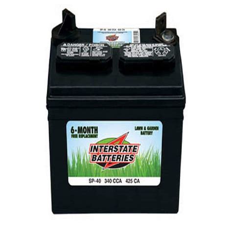 Interstate Battery 340 Cca Tractor Mower Battery Sp 40 The Home Depot