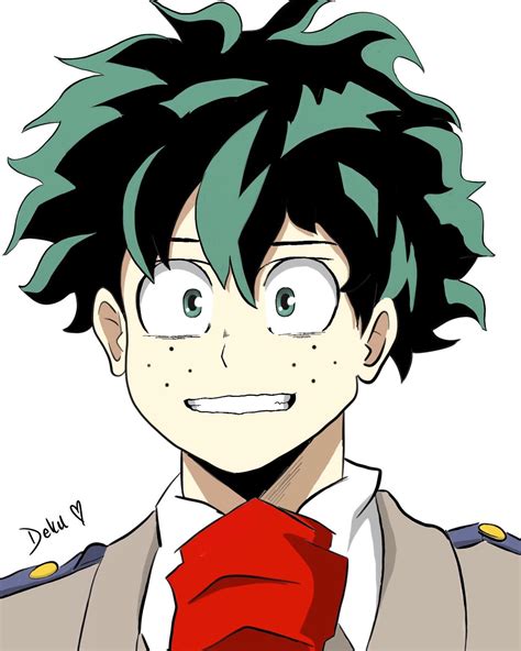 Im Used To Drawing Traditionally And This Is My First Drawing Of Deku