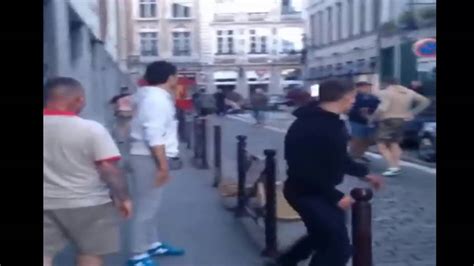 new fight between hooligans english and russian hooligans lille euro 2016 youtube