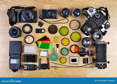 Photography Equipment Kit Stock Image Image Of Modern 151513007