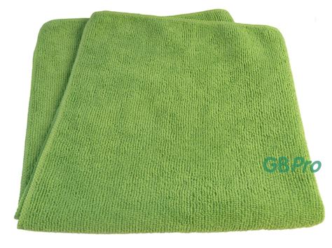 Gbpro Eco Premium Microfibre Cloth Green 40 X 40cm Uk