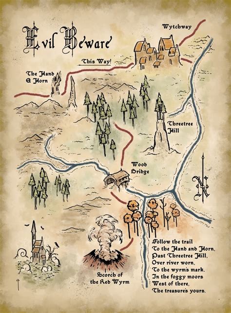 Candlekeep Treasure Map An Art Print By Claudio Pozas Inprnt