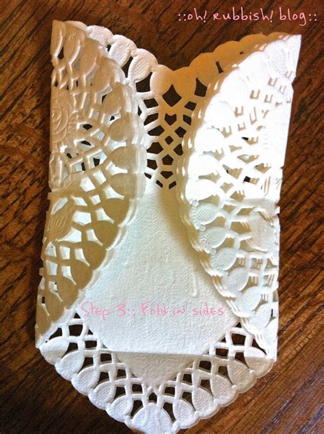 Diy Heart Doily Crafts Turn A Heart Into An Envelope Valentine