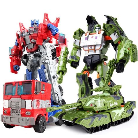 New Cool Robot Car Transformation Toys Boys Kids Anime Plastic Abs