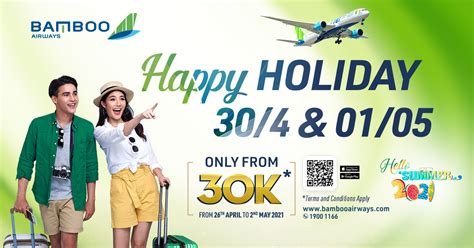 We did not find results for: Happy holiday 30.04 - 01.05 - Bamboo Airways