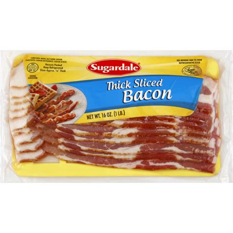 Sugardale Bacon Thick Sliced 16 Oz Instacart