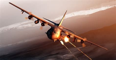 Lethal Geopolitical Lockheed Ac 130 Spectre Gunship