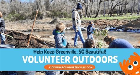 Volunteer Opportunities In The Great Outdoors Near Greenville Sc