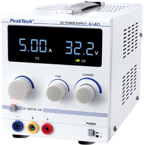 Peaktech 6140 Laboratory Power Supply 0 30 V 0 5 A Dc At